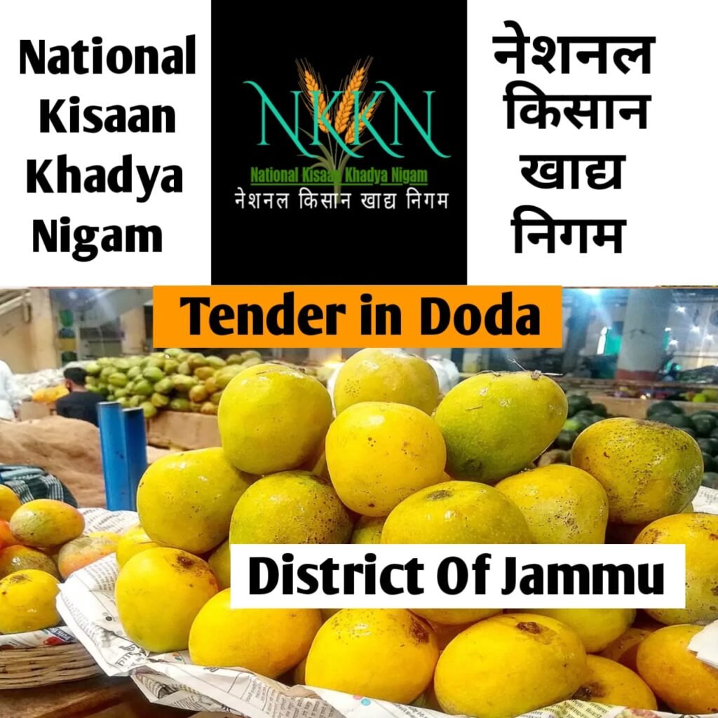 Tender in National Kisaan Khadya Nigam